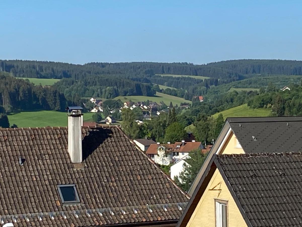 Schwarzwaldblick Daire Sankt Georgen im Schwarzwald Dış mekan fotoğraf
