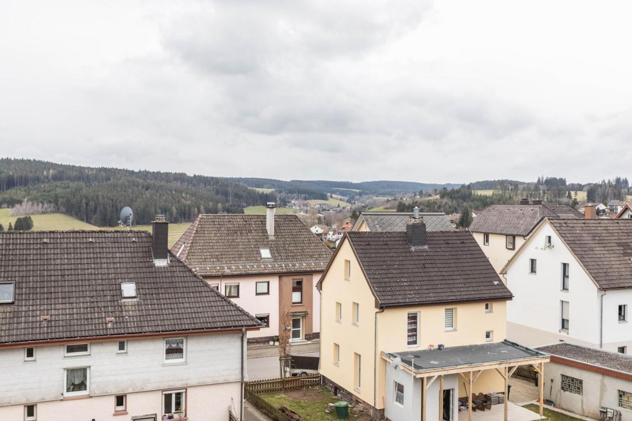 Schwarzwaldblick Daire Sankt Georgen im Schwarzwald Dış mekan fotoğraf