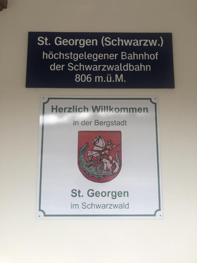 Schwarzwaldblick Daire Sankt Georgen im Schwarzwald Dış mekan fotoğraf